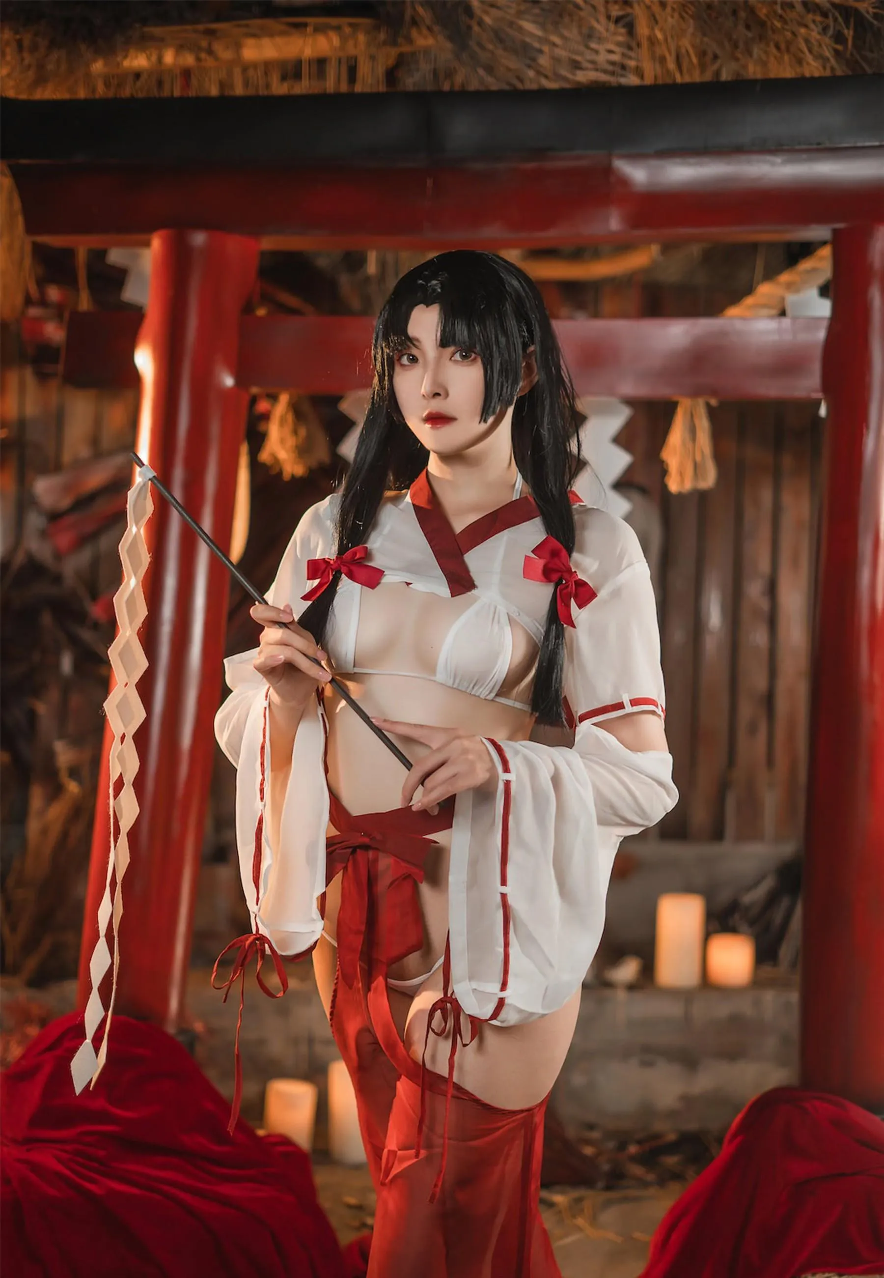 Natsuko夏夏子 – NO.18 祈愿巫女 [55P]插图3